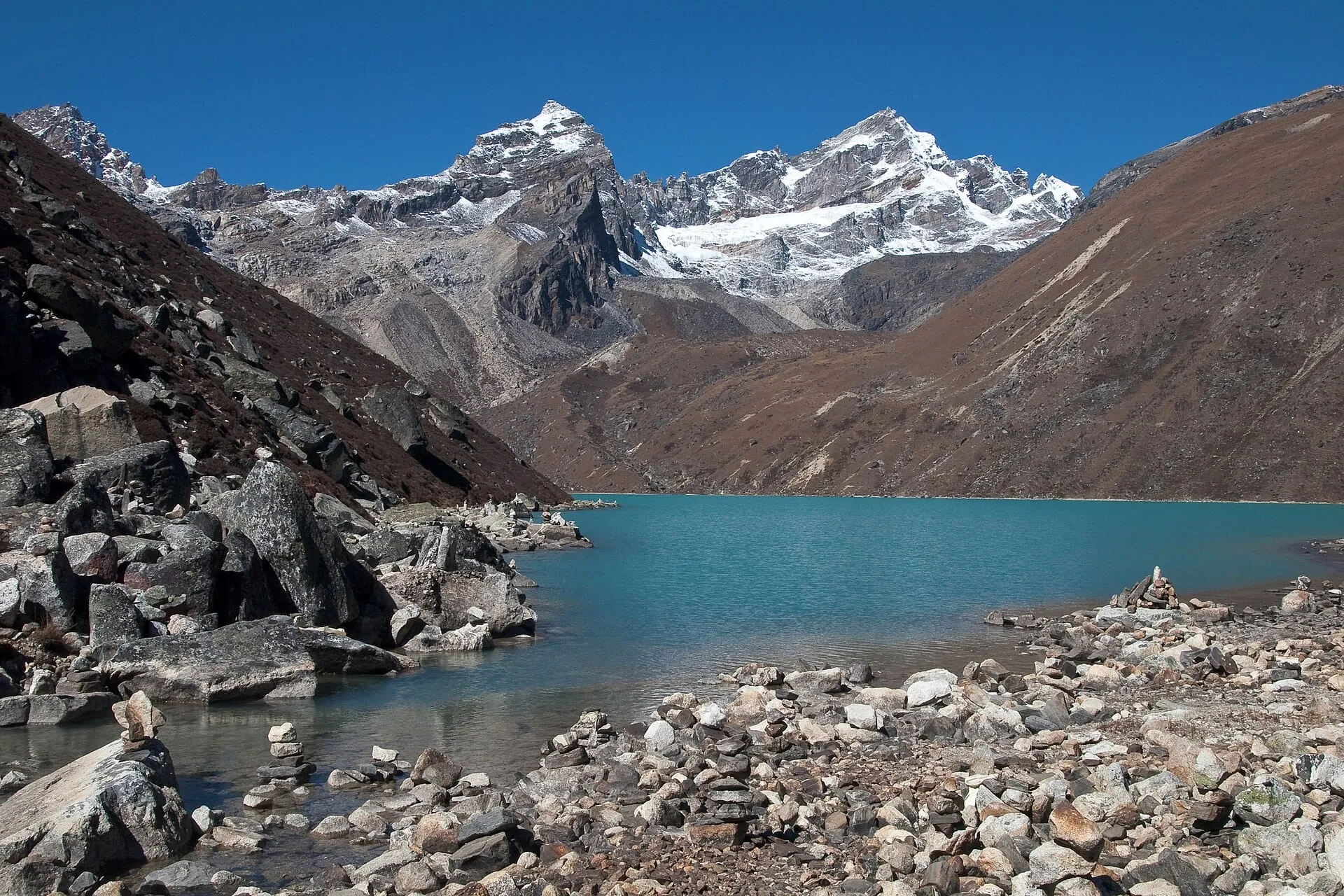 Dudh Pokhari, one of the Gokyo Lakes