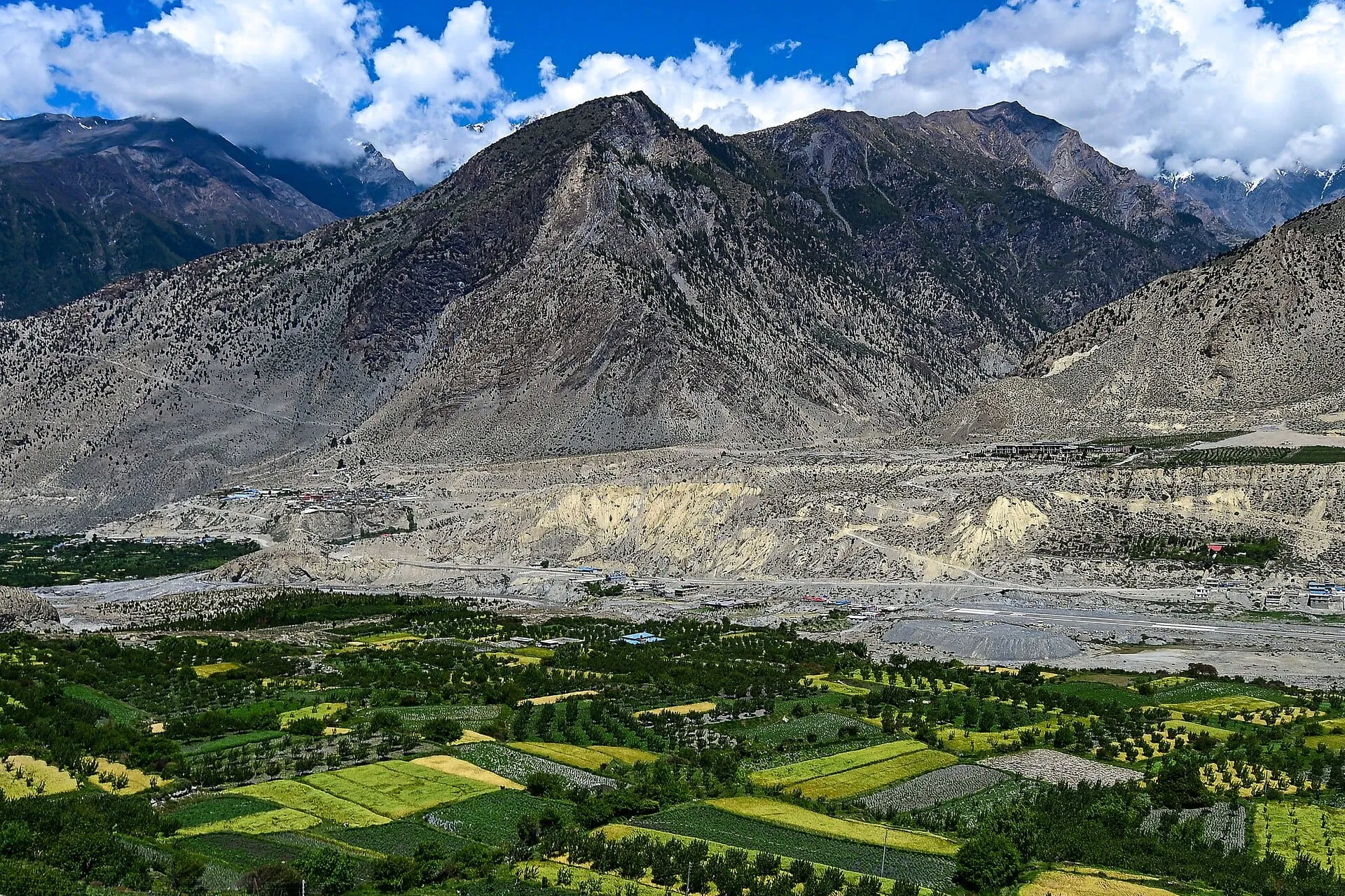 The historic walled city of Lo Manthang