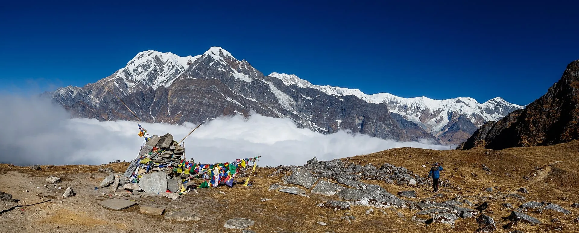 Panorama from Mardi Himal Base Camp